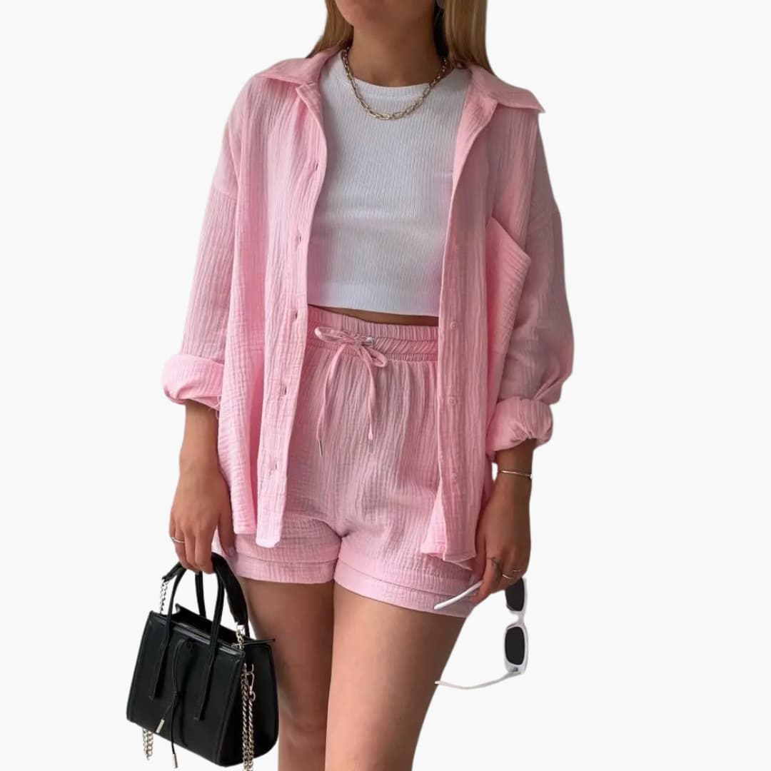 Tracy Conjunto Elegante de 2 Piezas Victoria