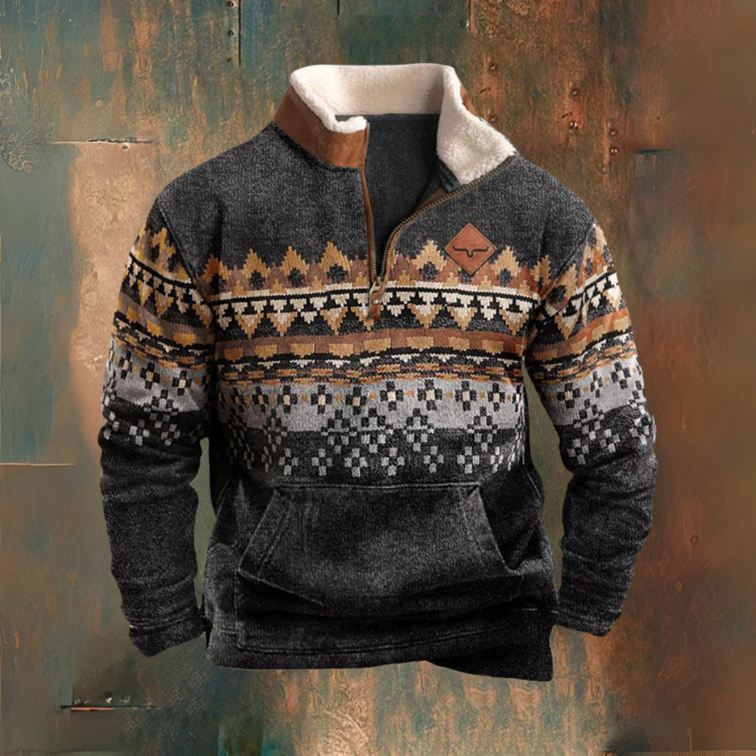 Sudadera de media cremallera para el otoño-invierno