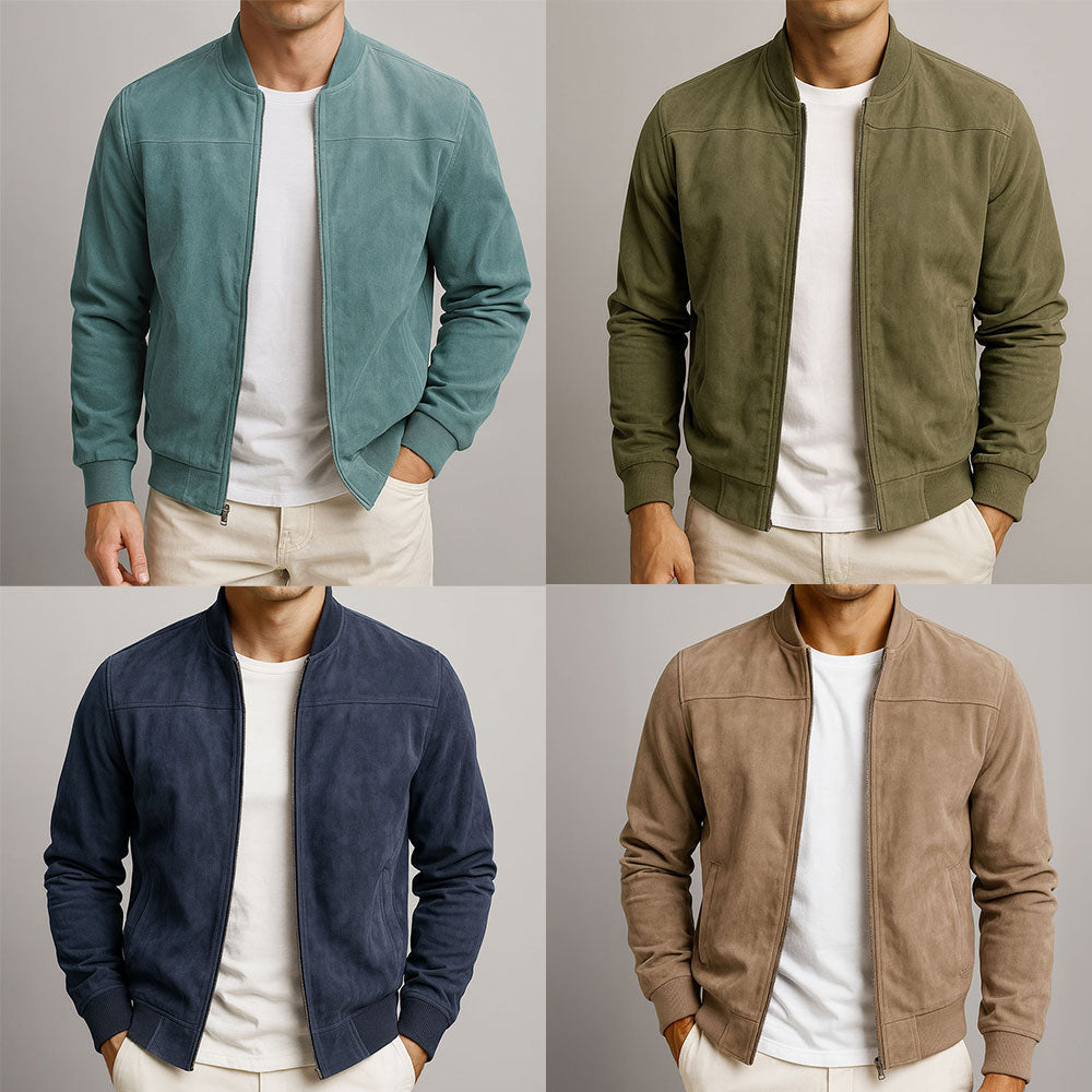 Rafael – Chaqueta de suede con elegancia atemporal