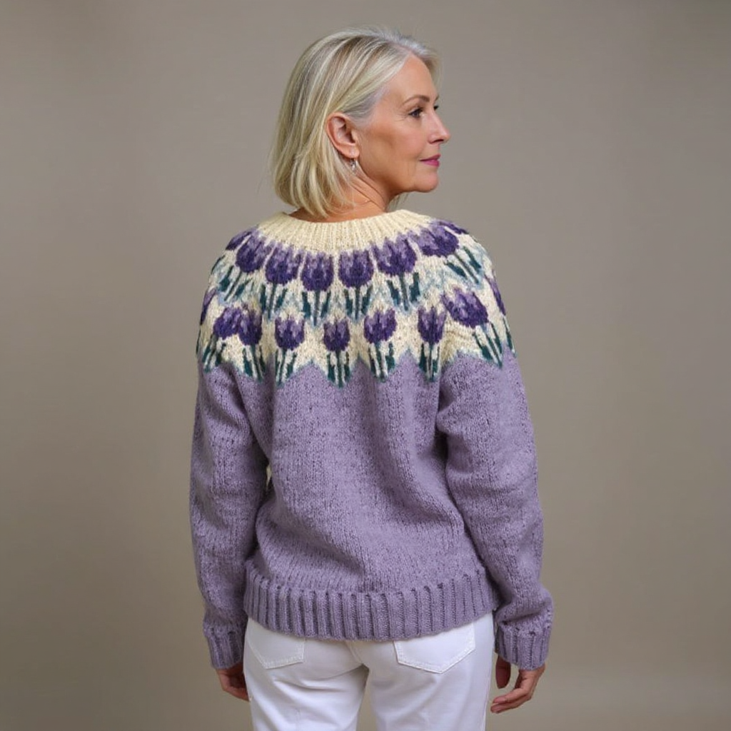Chaqueta de punto vintage islandesa Matilda