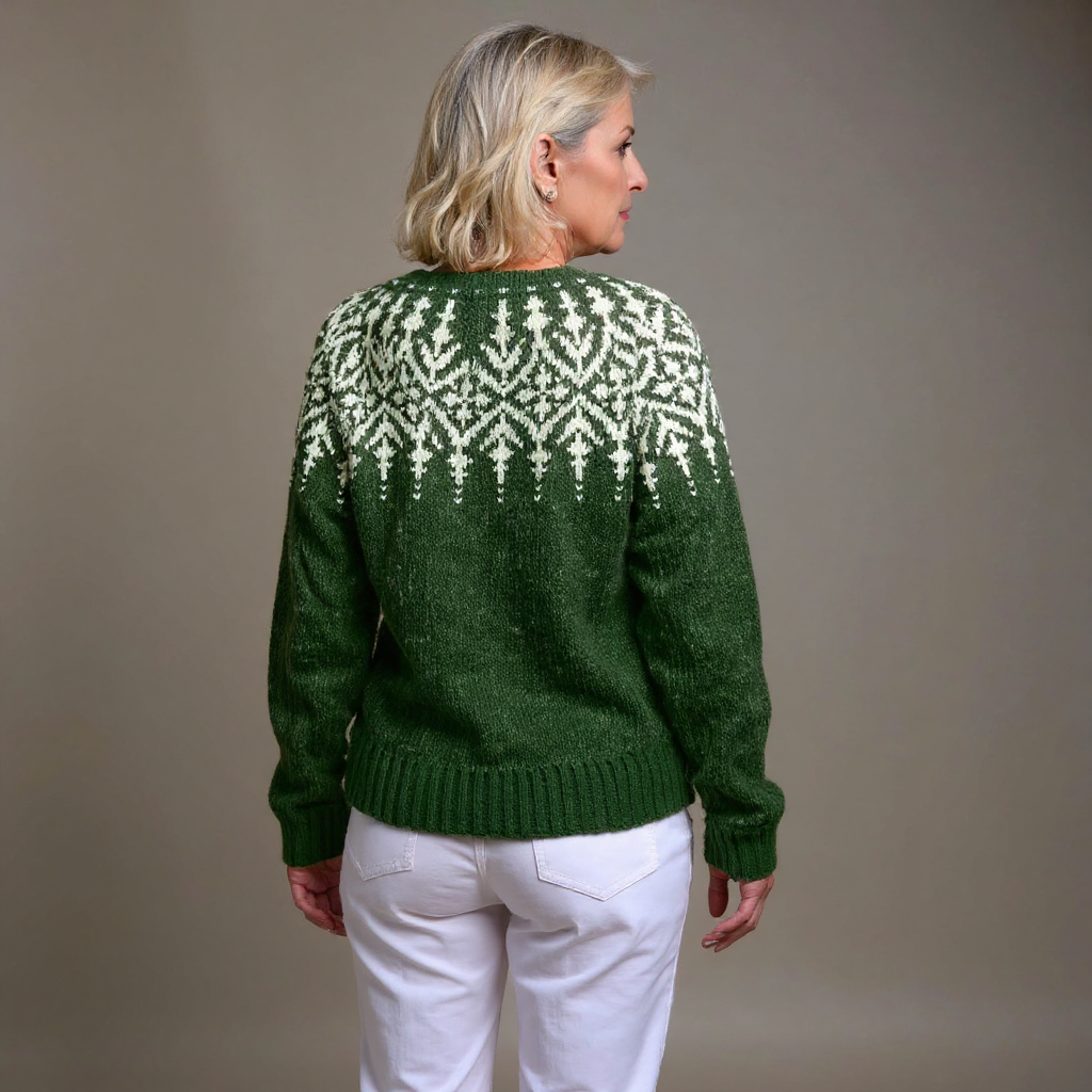 Chaqueta de Punto Islandesa Vintage Janine
