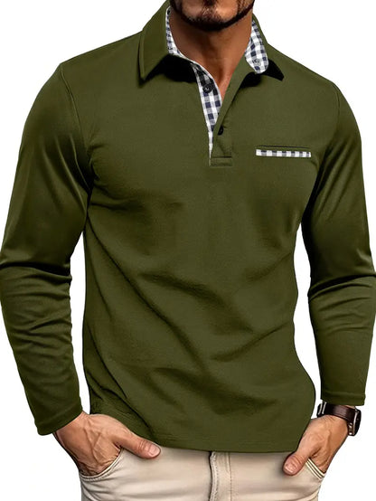 Ethan – Polo de Manga Larga con Estilo Moderno y Elegancia Atemporal