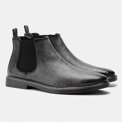 Wayne – Botas Chelsea de Cuero Clásicas y Versátiles