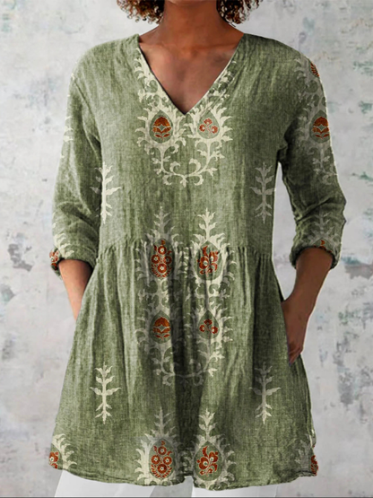 Elise | Blusa Larga con Cuello en V