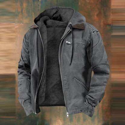 Nate | Chaqueta con Capucha y Cremallera