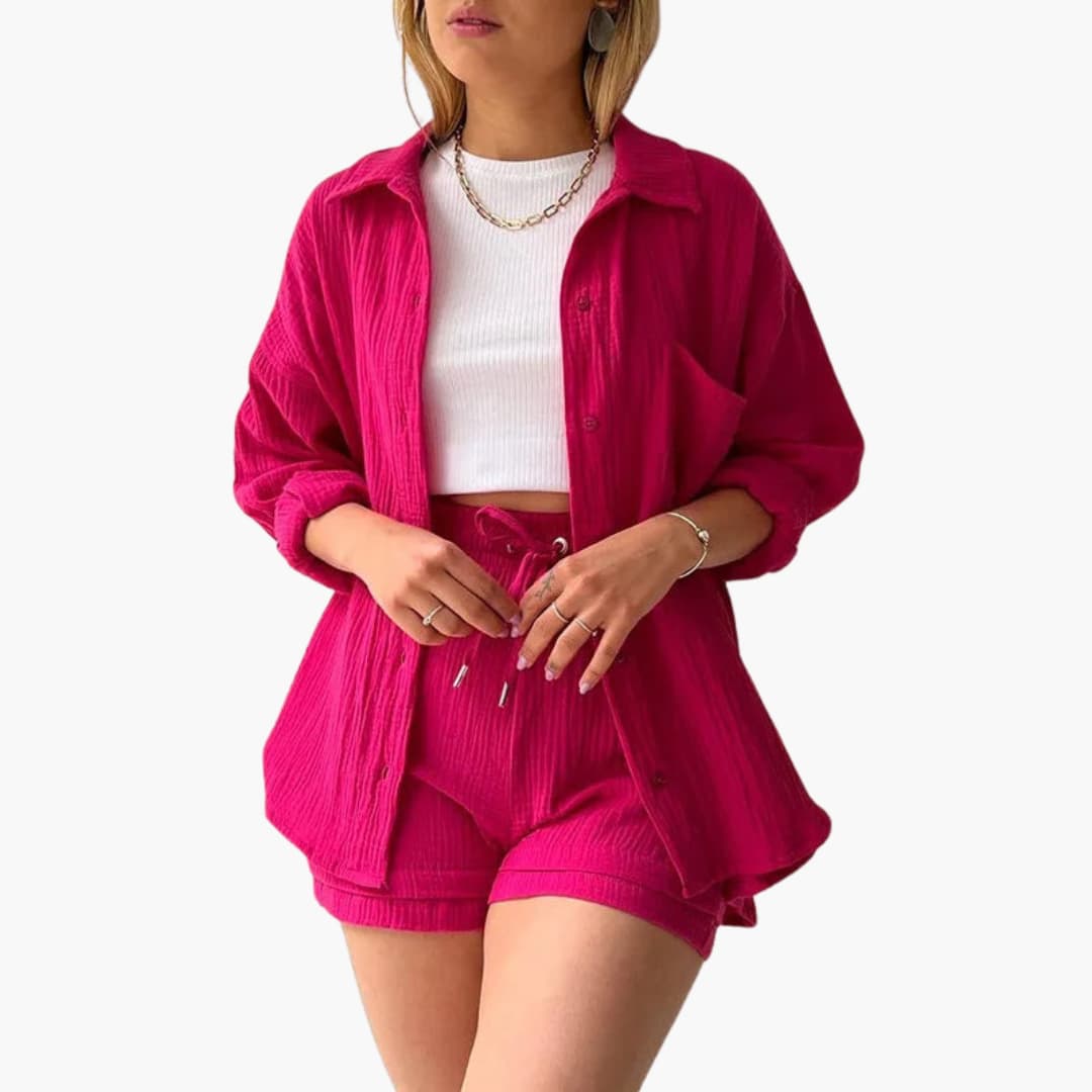 Tracy Conjunto Elegante de 2 Piezas Victoria