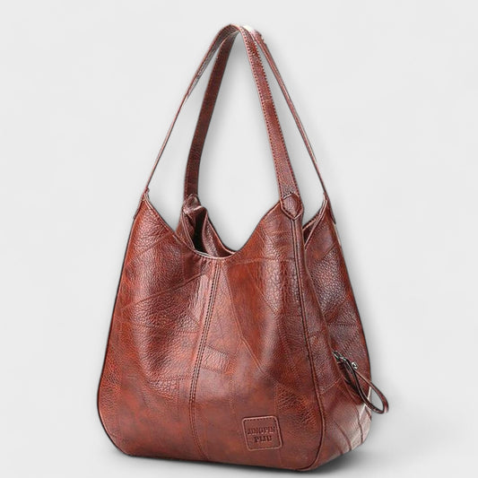 Bolsa de piel vintage elegante