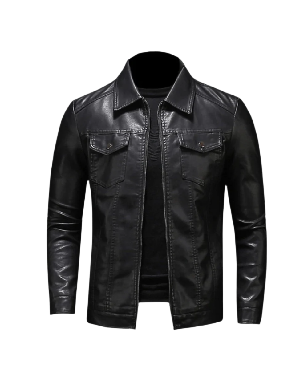 Alessandro – Chaqueta de cuero vegano con elegancia moderna