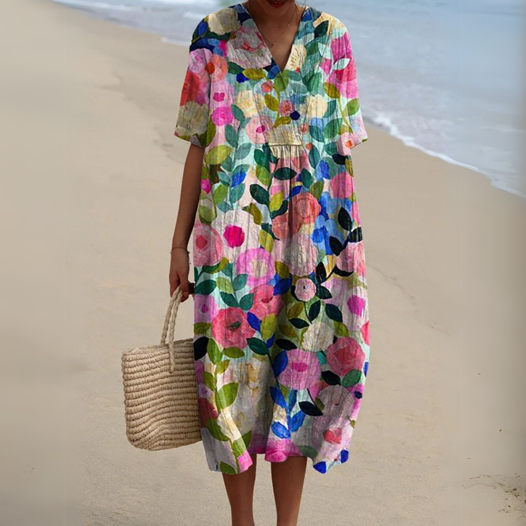 Vestido Floral Elegante