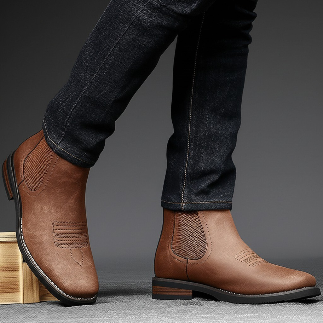 Maxwell – Botas de Cuero con Clase Atemporal y Carácter Robusto