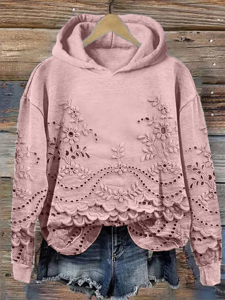 SACHZNA | Sudadera con Bordado Floral