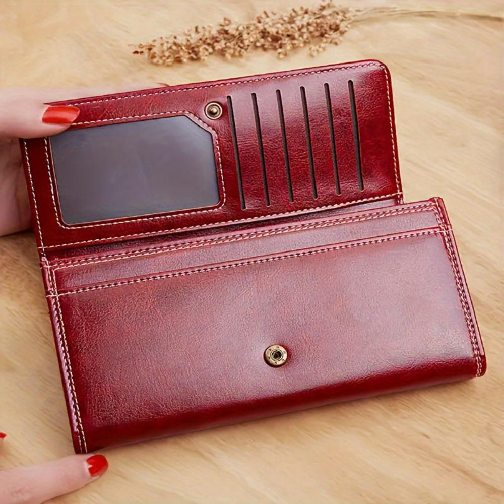 Moderna y Elegante Cartera Bifold de Eva
