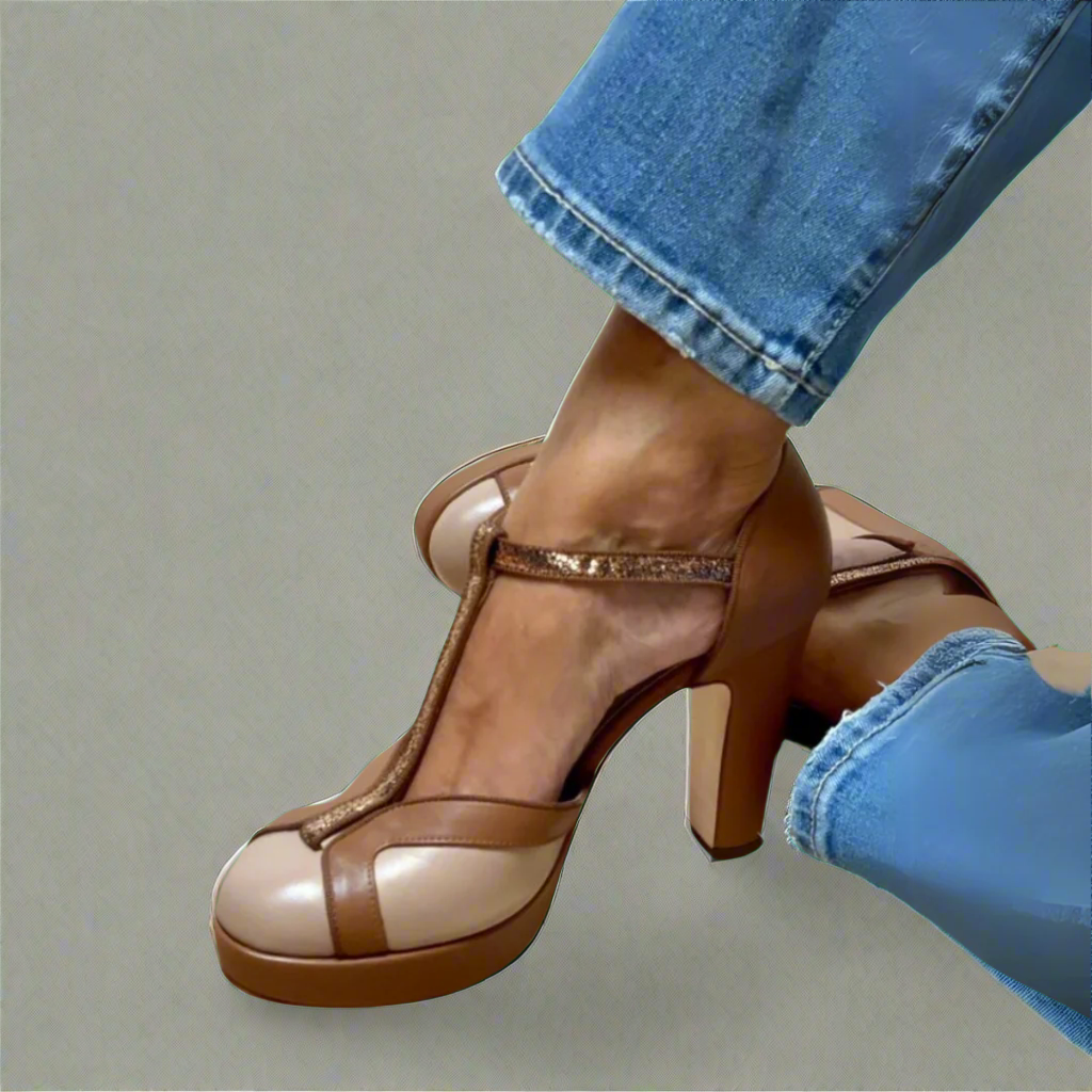 Sandalias Elegantes y Cómodas de Tacón