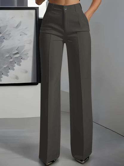 Valeria | Pantalones de Talle Alto con Cintura Elástica