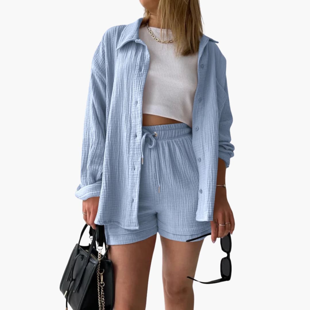 Tracy Conjunto Elegante de 2 Piezas Victoria