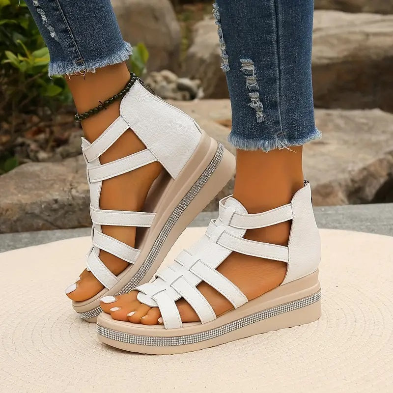 Sandalias Elegantes de Tacón