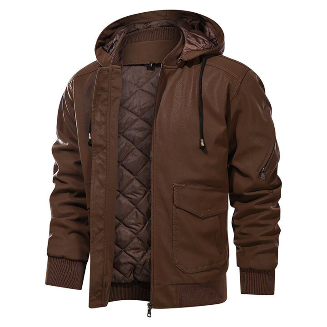 Renato | Chaqueta de cuero de firma