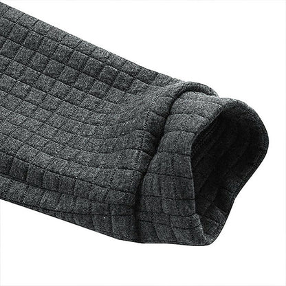 Sudadera acolchada con capucha para hombre, estilo waffle, ideal para deportes al aire libre