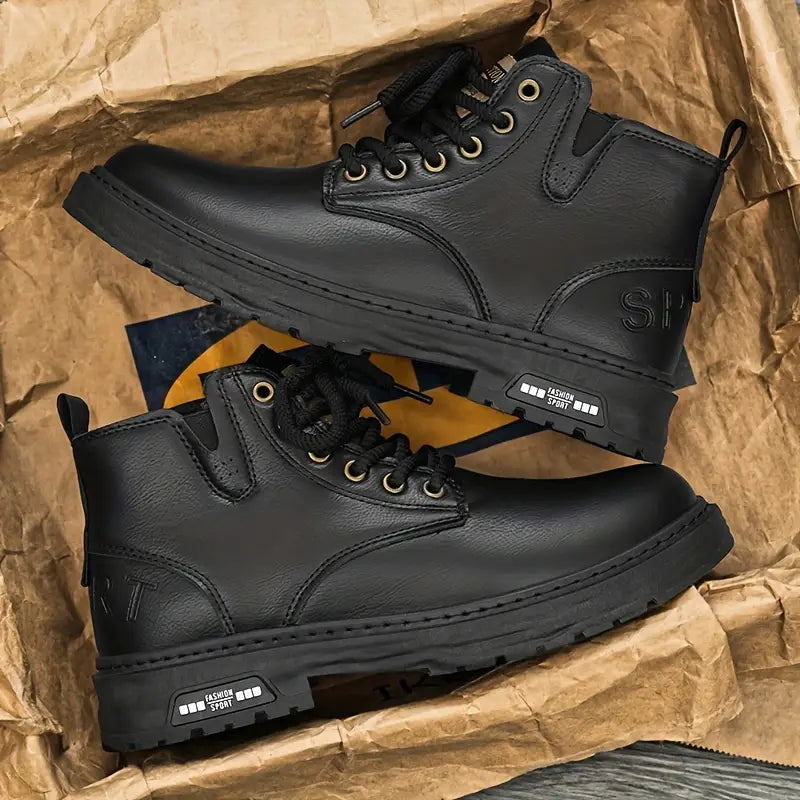 Ambrose – Botas de Cuero Casual con Elegancia Urbana