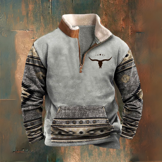 Sudadera de Media Cremallera para Otoño-Invierno