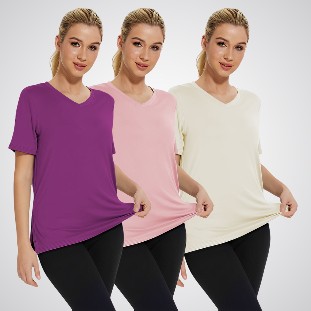SELENA™ - Camiseta Casual de Corte Suelto (Paquete de 3)