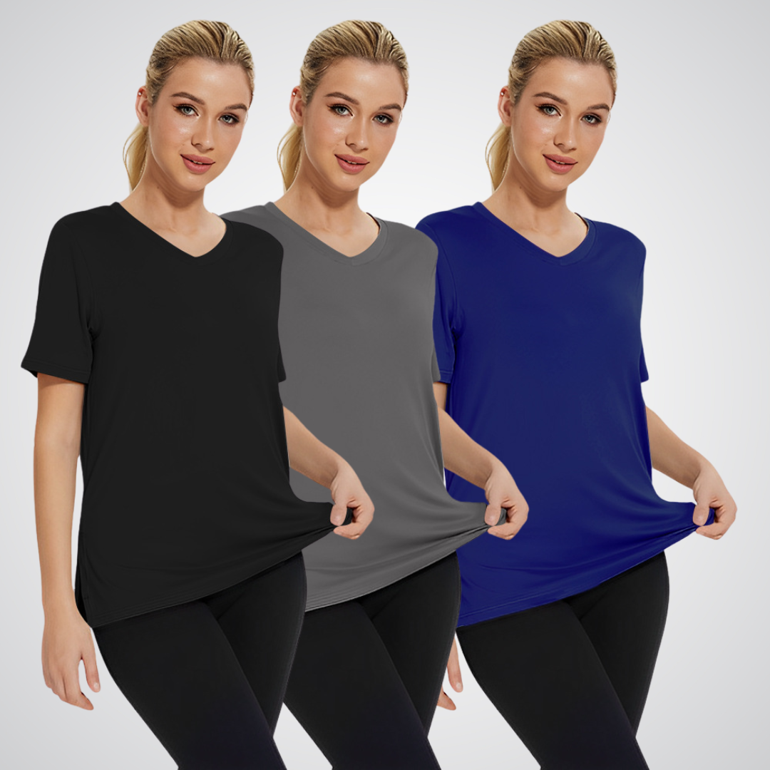 SELENA™ - Camiseta Casual de Corte Suelto (Paquete de 3)
