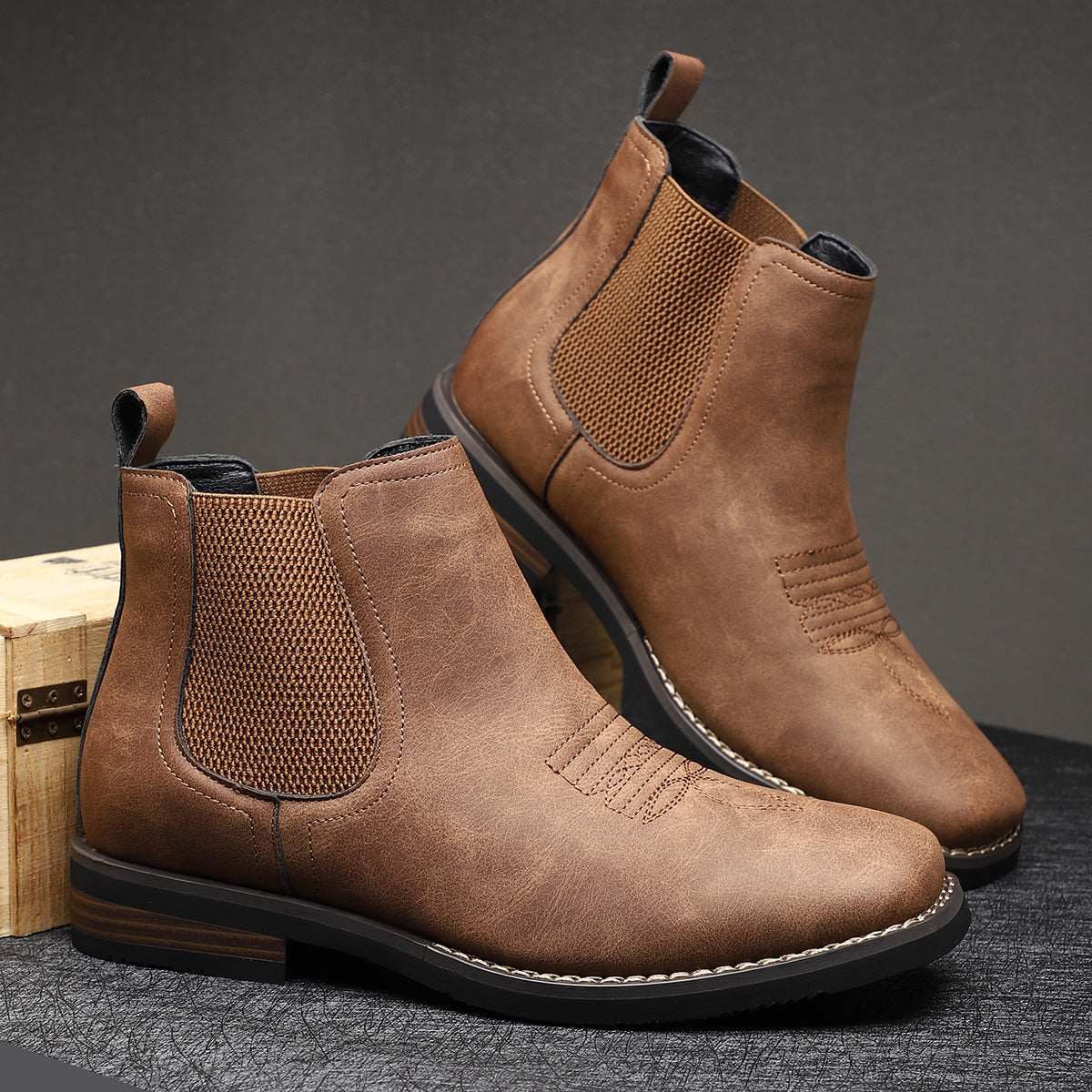 Maxwell – Botas de Cuero con Clase Atemporal y Carácter Robusto