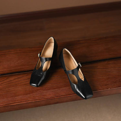 Veyla | Tacones de Piel Genuina