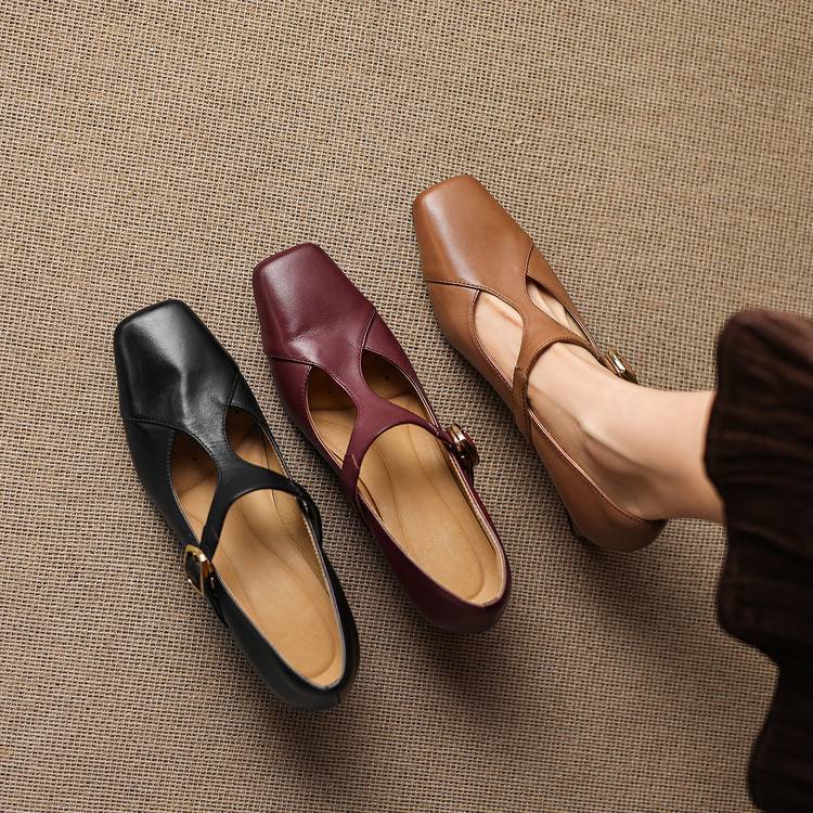 Veyla | Tacones de Piel Genuina