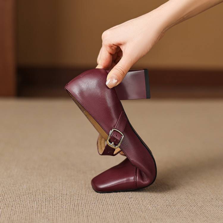 Veyla | Tacones de Piel Genuina