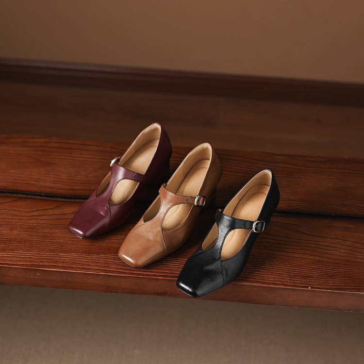 Veyla | Tacones de Piel Genuina