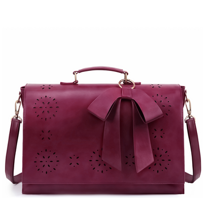 Mochila de Hombro Bernadette con Lazos Elegantes