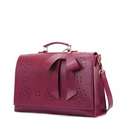 Mochila de Hombro Bernadette con Lazos Elegantes