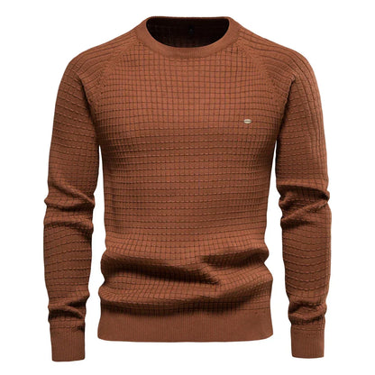 Suéter de cuadros para hombre