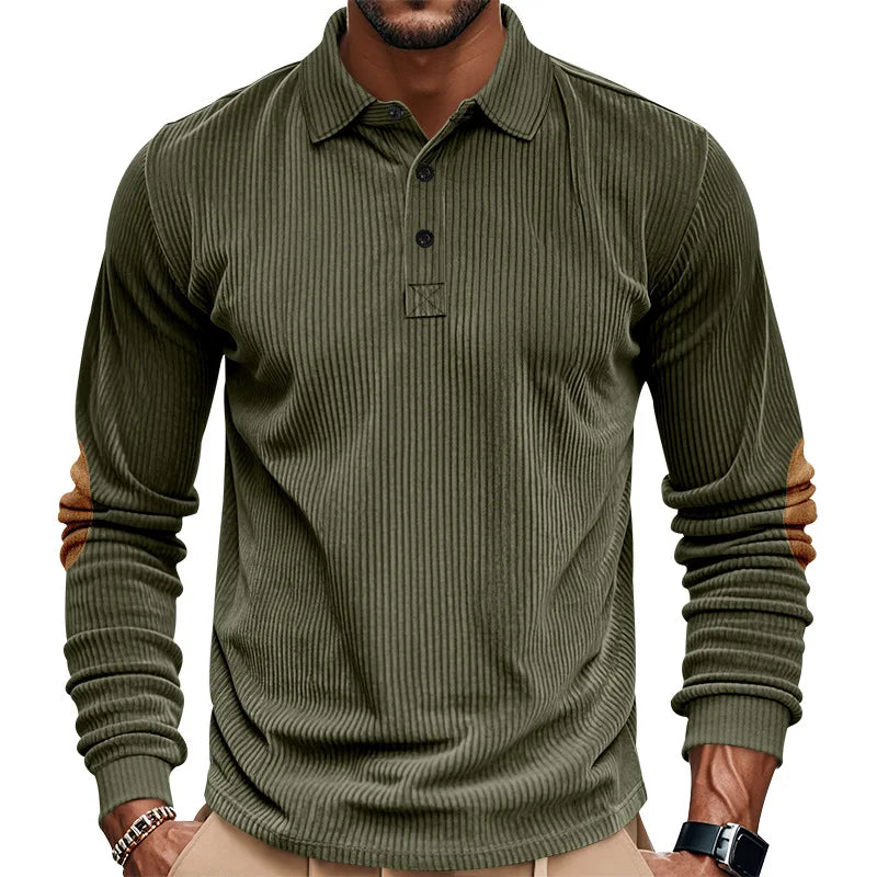 Marcelo – Polo retro de pana casual