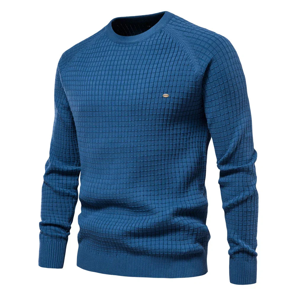 Suéter de cuadros para hombre