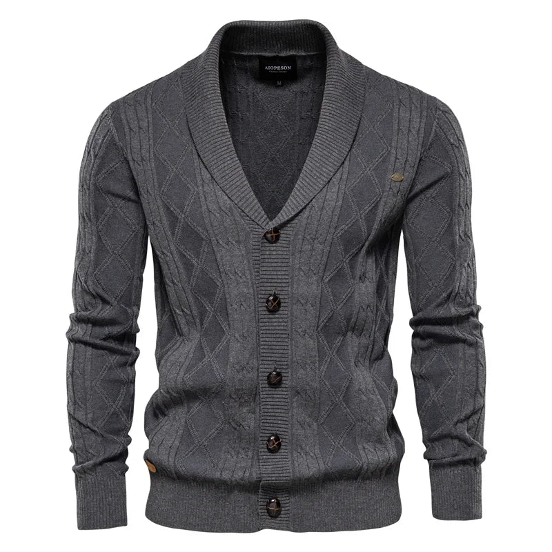 Cárdigan Elegante para Hombre con Cierre de Botones