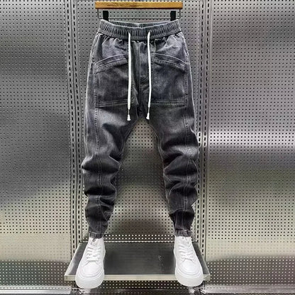 Adrian – Pantalones denim modernos con comodidad jogging