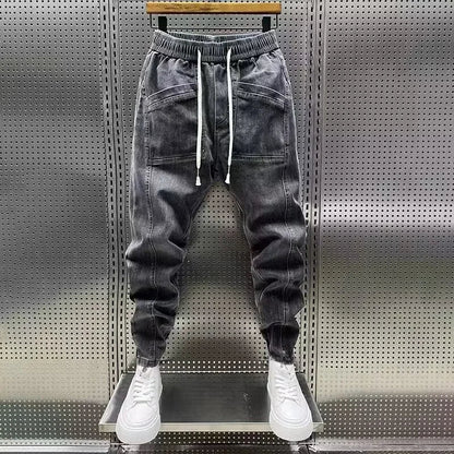 Adrian – Pantalones denim modernos con comodidad jogging