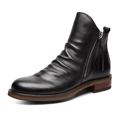 Gordon – Botines Chelsea de Cuero con Elegancia Clásica