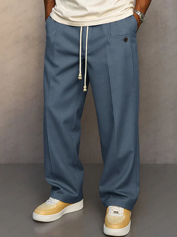 Olive | Pantalón elegante con cordón ajustable