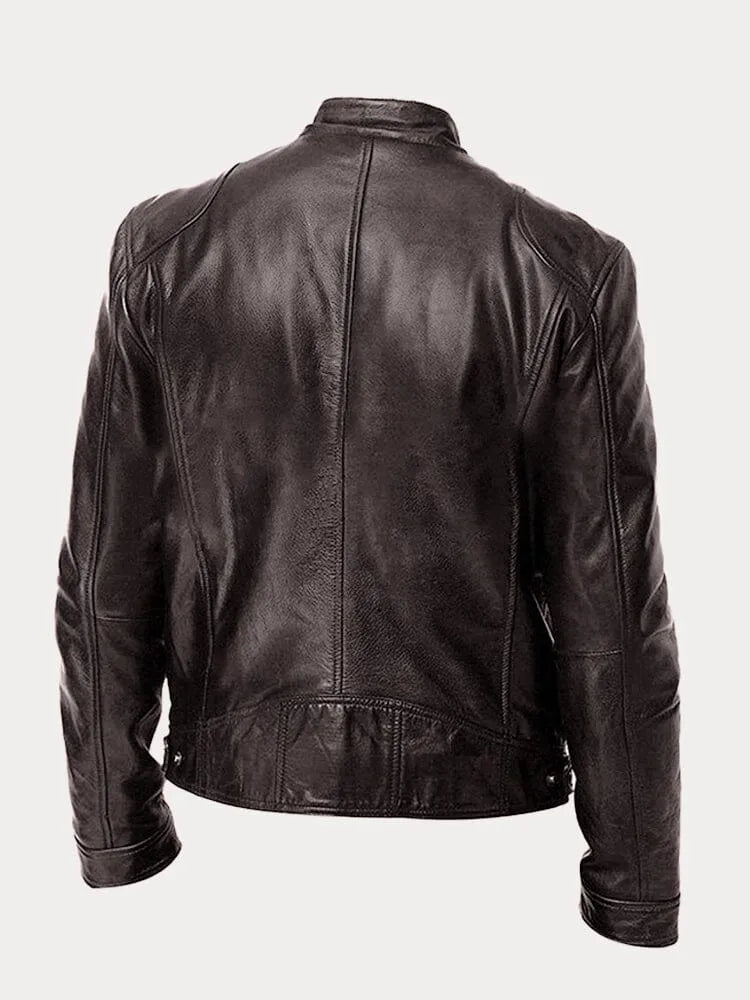 Marco – Chaqueta de cuero con estilo atemporal