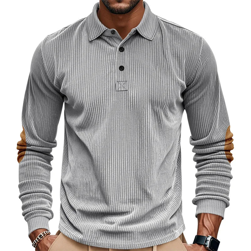Marcelo – Polo retro de pana casual