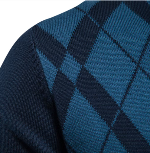 Suéter Elegante para Hombre con Media Cremallera