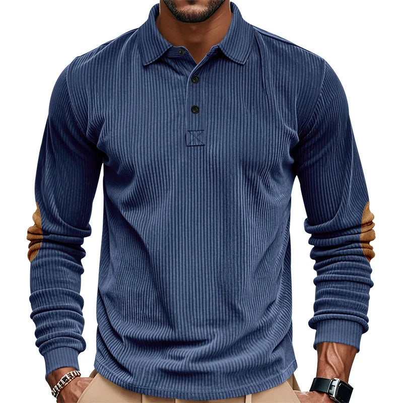 Marcelo – Polo retro de pana casual
