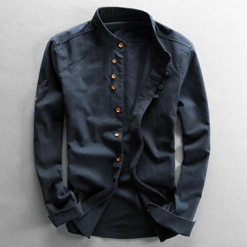 Katana Camisa Estilo Japonés para Hombre