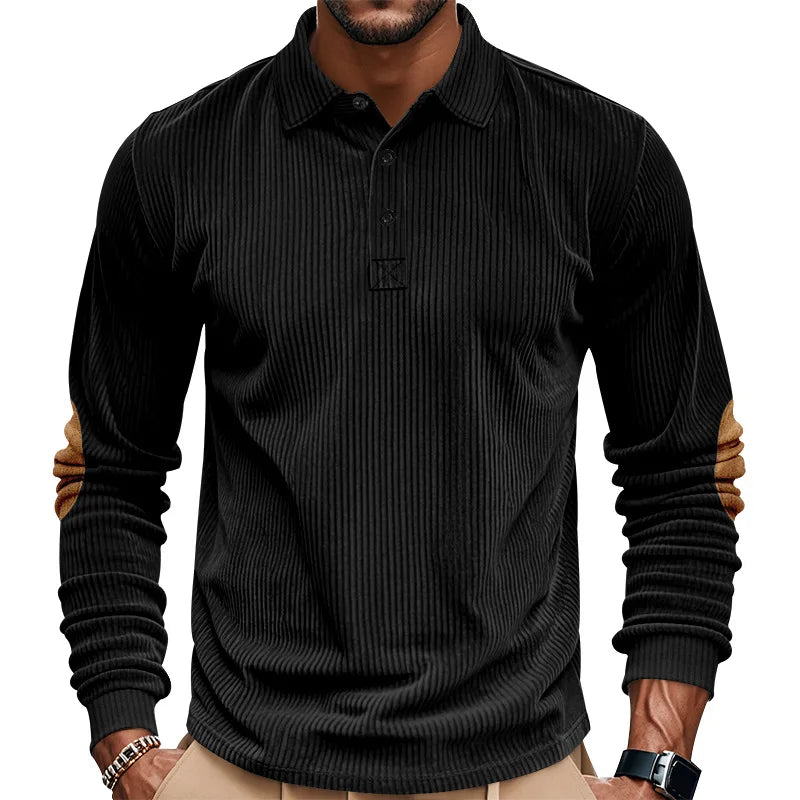 Marcelo – Polo retro de pana casual