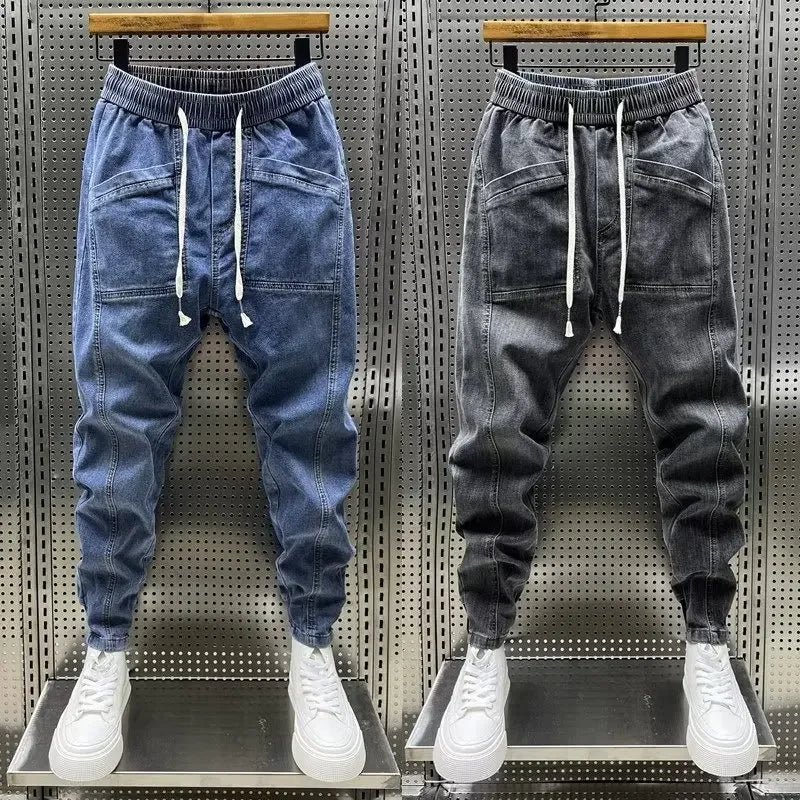 Adrian – Pantalones denim modernos con comodidad jogging