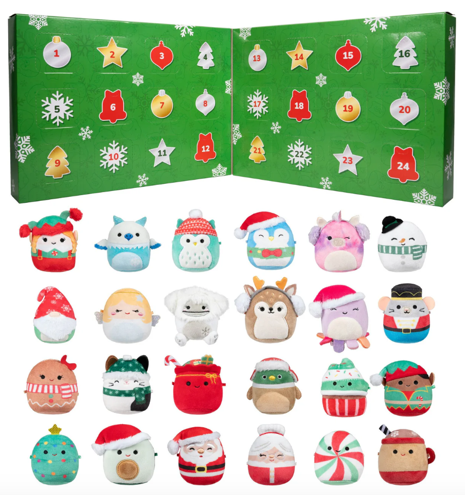 Calendario de Adviento Micromallow de Squishmallows