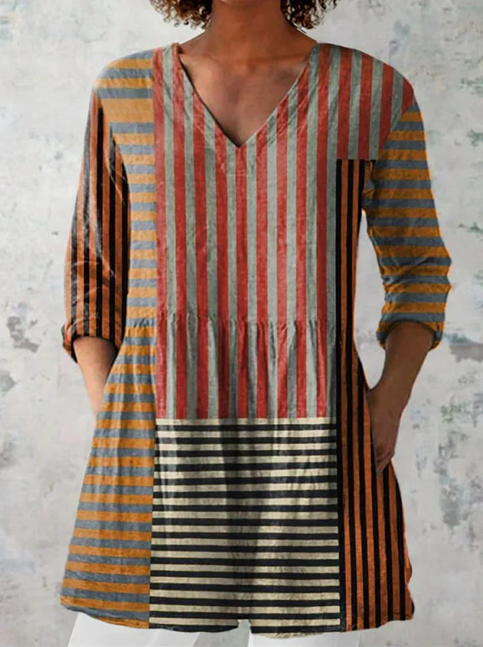 Cordelia | Blusa Larga con Cuello en V